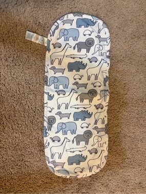 Carter's Blue & Gray Safari Animal Bib